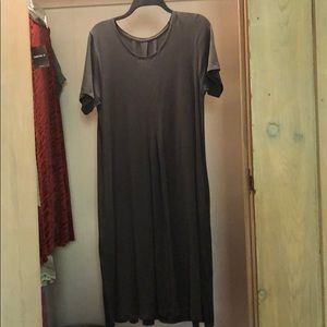 Gudrun Sjoden Gray short sleeve dress